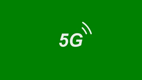 5G Network Speed concept - Green Screen, Seamless Loop, 7.5% gray Stock Footage 332000491