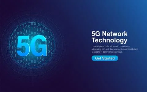 5g network technology. Abstract icon. 3d vector background. Home network イラスト素材