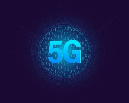 5g network technology. Abstract icon. 3d vector background. Home network Иллюстрация