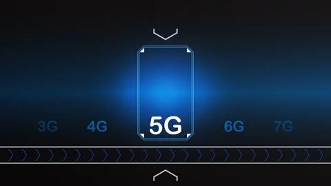 5G network technology background concept. Stock-Illustration