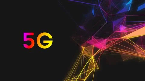 5g network technology background. Vector 5g data transfer concept. EPS 10 イラスト素材