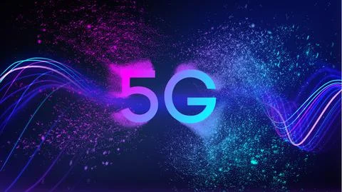 5g network technology background. Vector 5g data transfer concept. EPS 10 イラスト素材