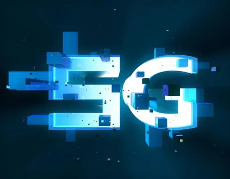 5G network technology, data transmission 스톡 일러스트
