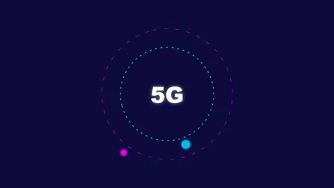 5G Network Technology Symbol Animation. Stock Footage 334658906