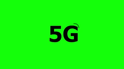 5G Network Text Animation on Green Screen Vídeos de archivo 334356720