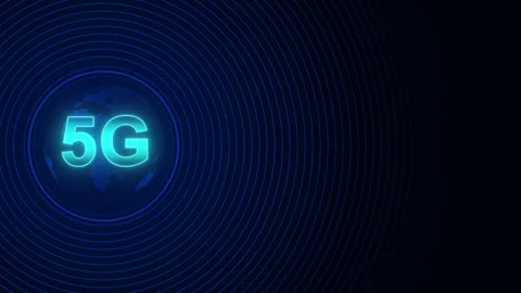 5G network wireless internet Wi-fi connection, High speed innovation connect Stock Footage 336062409