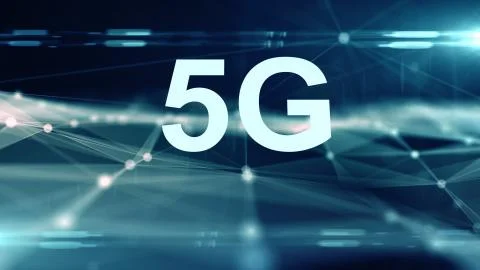 5G network wireless systems and internet of things cellular mobile internet  Stock Illustration