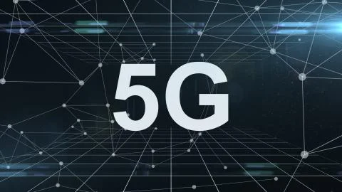 5G network wireless systems and internet of things cellular mobile internet  Stock Illustration