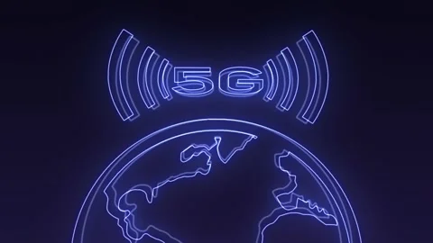 5g signal Video stock 132217985