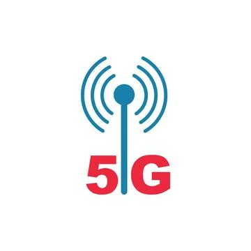 5g signal vector icon design Stock Illustration