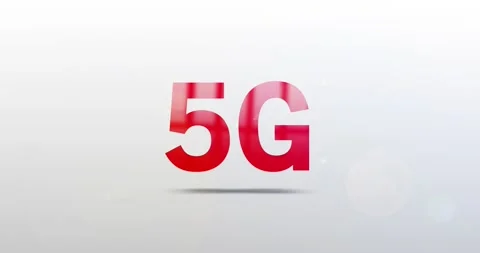 5G Standard. Particle Logo. Text Animation Stock-Footage 137557264