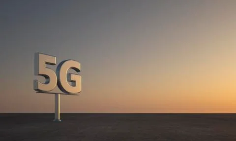 5G Symbol Stock Illustration