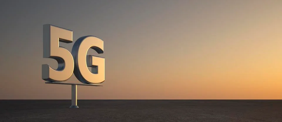 5G Symbol Stock Illustration