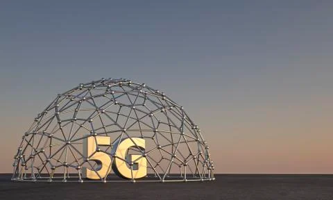 5G Symbol Stock Illustration