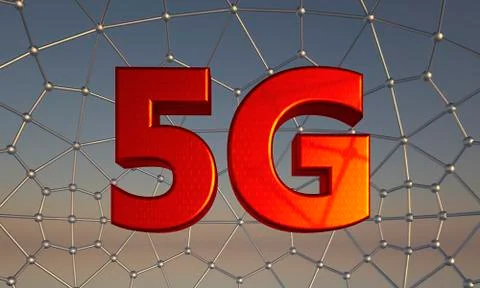 5G Symbol Stock Illustration