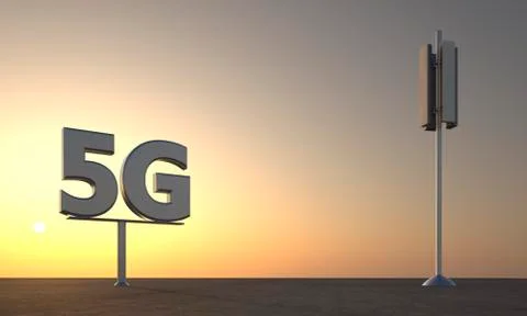 5G Symbol Illustrazione stock