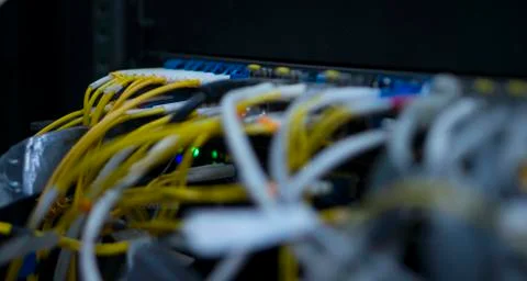 5G technological network equipment Stock Photos