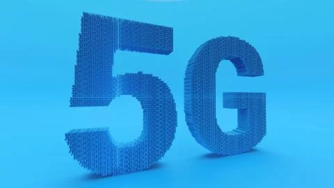 5G Technology Networks Concept Illustrazione stock