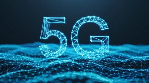 5G wireless high-speed mobile Internet. Technology concept. High speed internet イラスト素材