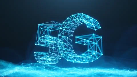 5G wireless high-speed mobile Internet. Technology concept. High speed internet Stock-Illustration