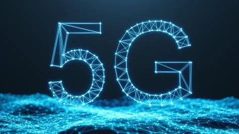 5G wireless high-speed mobile Internet. Technology concept. High speed internet Stock Illustration