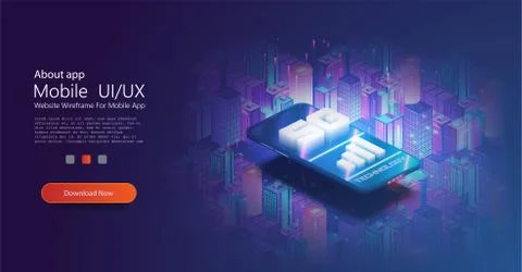 5G wireless internet wifi connection. New generation mobile networks and Stock Illustration
