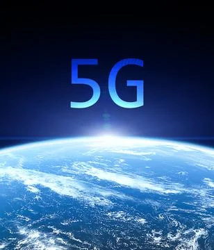 5G wireless network internet mobile concept. Stock Photos
