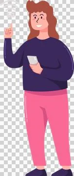 5G wireless network technology character illustration Stock Illustration