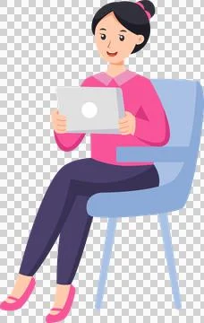 5G wireless network technology character illustration Stock Illustration