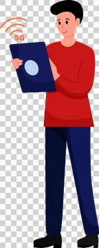 5G wireless network technology concept. Stock Illustration