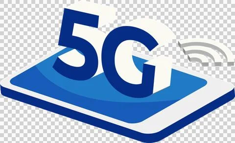 5G wireless network technology icon element illustration Stock Illustration