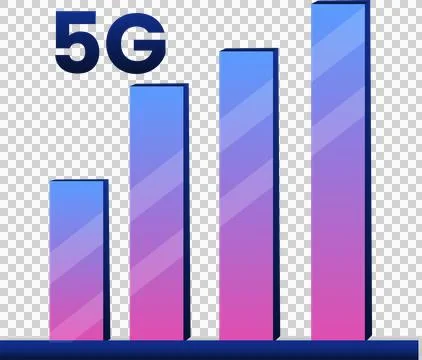 5G wireless network technology icon element illustration Stock Illustration