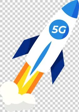 5G wireless network technology icon element illustration Stock Illustration