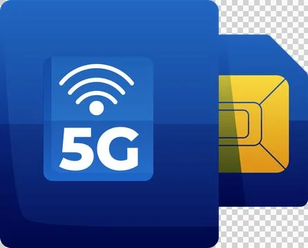 5G wireless network technology icon element illustration. Stock Illustration