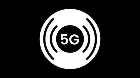 5G Wireless Signal Stock Footage 334343149