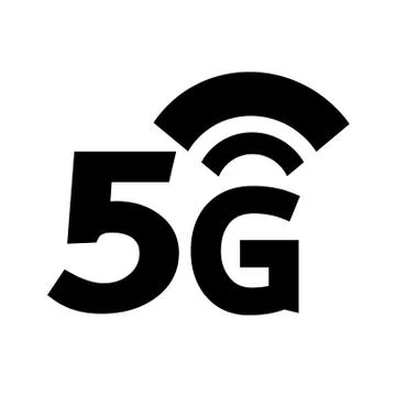 5G Wireless Wifi icon 스톡 일러스트