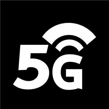 5G Wireless Wifi icon 스톡 일러스트