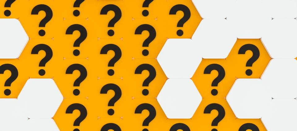 5gen question Stock Photos