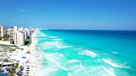 5K Drone Video of Cancun, Mexico Stock Footage 171285965