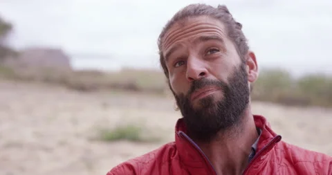 5K interview with elite surfer Hugo Vau talking about Red Chargers and future Stock Footage 156048804