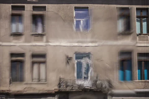 5K Psychedelic Grunge Motion Backgrounds Image Sequence of Windows and Buildings Stock Footage 23946639