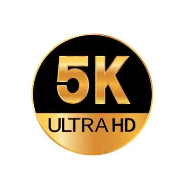 5K resolution icon for web and mobile Stock Illustration