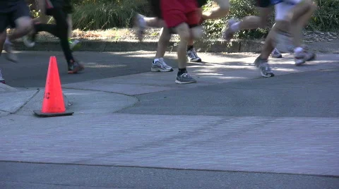 5K Run Start Stock Footage 539467