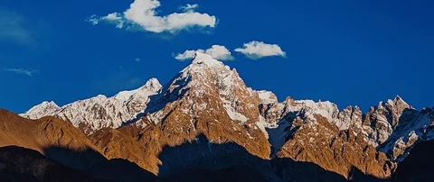 5k Snow Peak, Evening time lapse Stock Footage 115912761