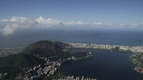 5K UHD Rio De Janeiro Wide Landscape Pan Vídeo Stock 39735916