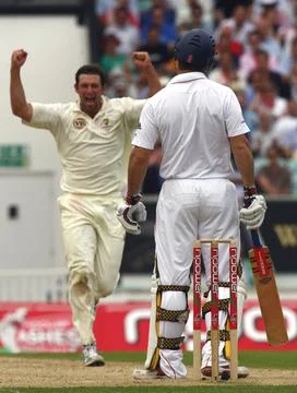 5th Ashes Test (Oval) - 20 Aug 2009 Stock Photos
