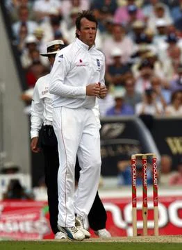 5th Ashes Test (Oval) - 21 Aug 2009 写真素材