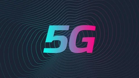 5th generation of internet. Stock Illustration