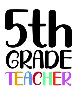 5th grade teacher Stock Illustration