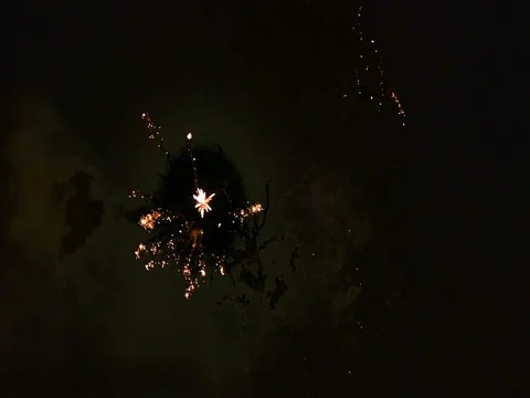 5th November Fireworks Stock Footage 80381960